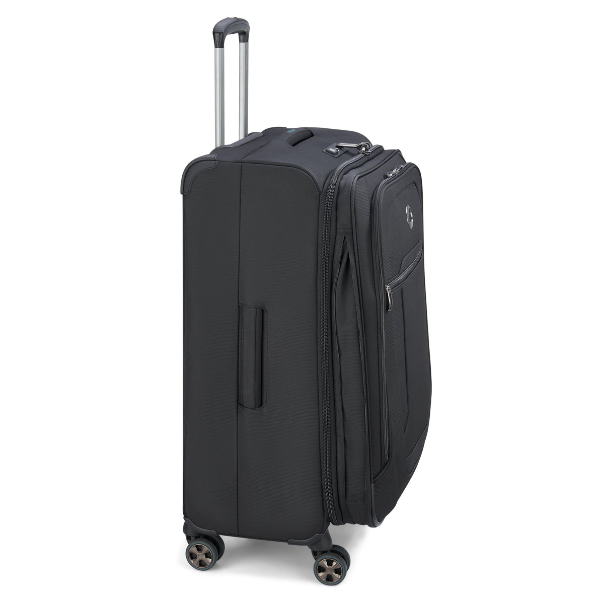 HELIUM DLX 28-Inch Expandable Check-In Suitcase, Black - Delsey Paris Premium
