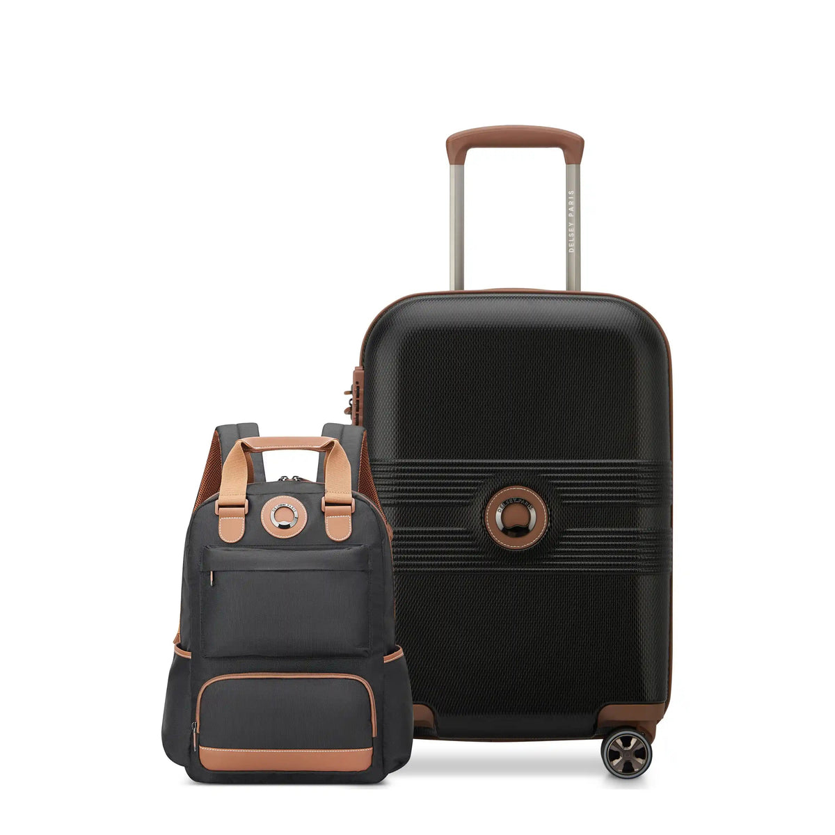 FLANERIE SE 2-Piece Luggage Set, Black brown - Delsey Paris Featured