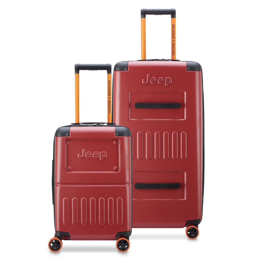 JH002B 2-Piece Luggage Set, Chilli pepper - Delsey Paris Discount