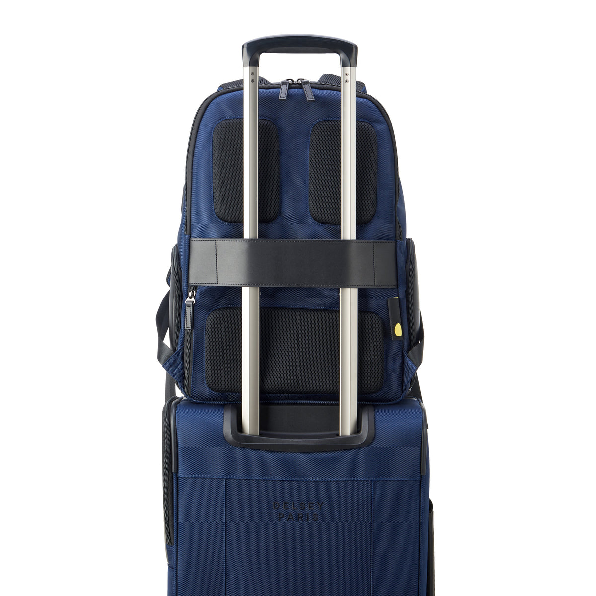 WAGRAM 15.6-Inch Laptop Backpack, Navy - Delsey Paris Trending
