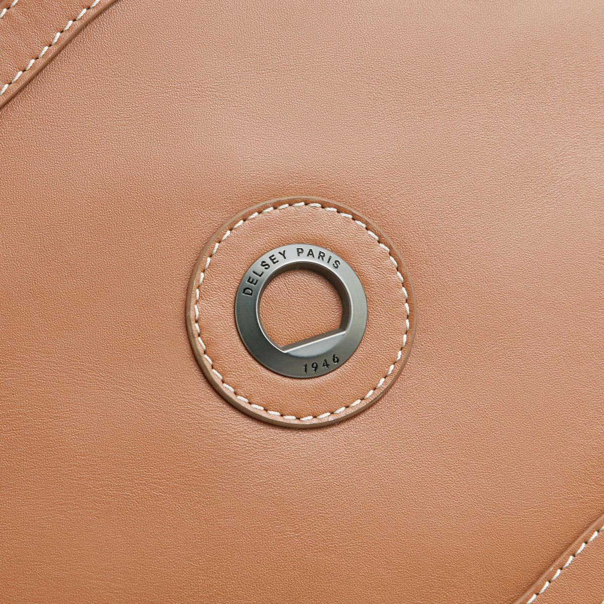 CHATELET AIR 2.0 Leather Tote Bag, Cognac - Delsey Paris Recommended