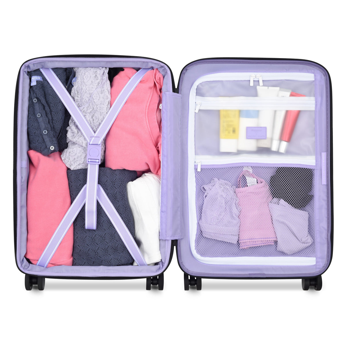 SPIN ME AWAY 23-Inch Carry-On Suitcase, Lavender - Delsey Paris Signature