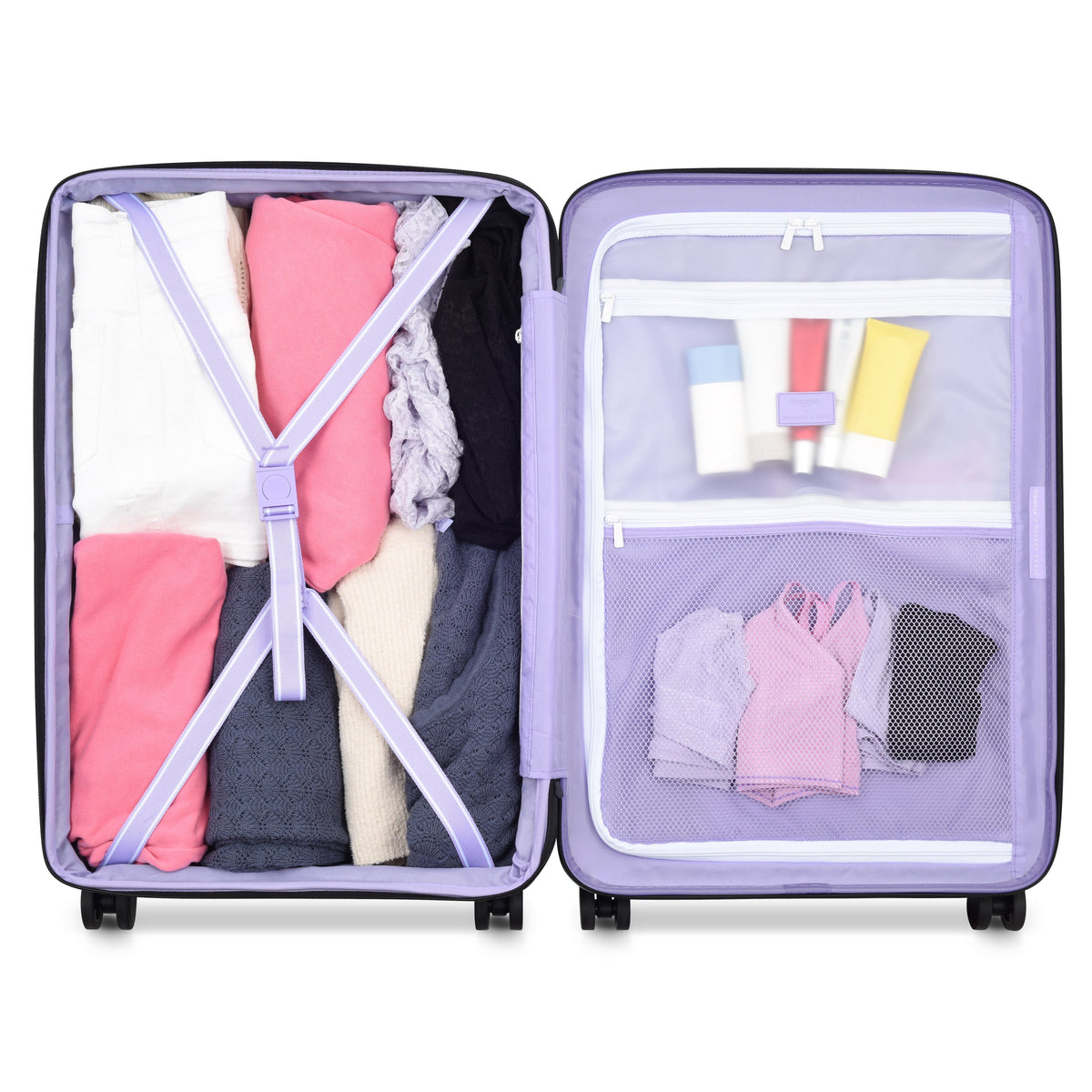 SPIN ME AWAY 27-Inch Check-In Suitcase, Lavender - Delsey Paris Deals
