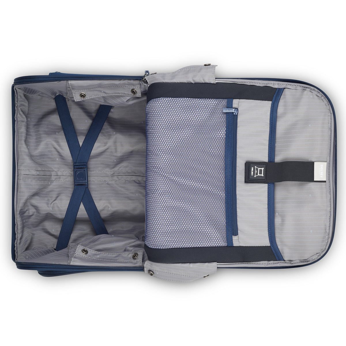 HELIUM DLX Carry-On Underseater Suitcase, Navy - Delsey Paris Exclusive