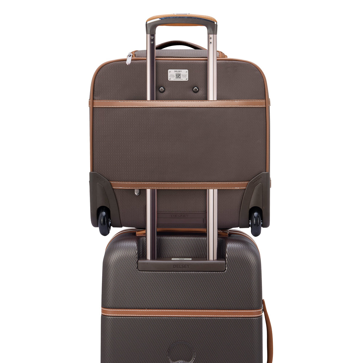 CHATELET AIR 2.0 Carry-On Underseater Suitcase, Brown - Delsey Paris Quality