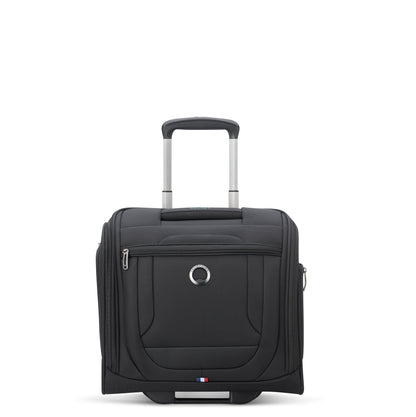 HELIUM DLX Carry-On Underseater Suitcase, Black - Delsey Paris Everyday