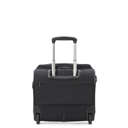 HELIUM DLX Carry-On Underseater Suitcase, Black - Delsey Paris Everyday