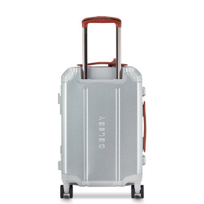 ALU'R 19-Inch Aluminum Carry-On Suitcase, Silver - Delsey Paris Value