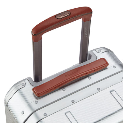 ALU'R 19-Inch Aluminum Carry-On Suitcase, Silver - Delsey Paris Value