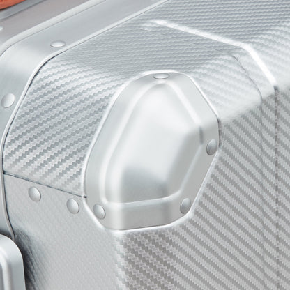 ALU'R 19-Inch Aluminum Carry-On Suitcase, Silver - Delsey Paris Value