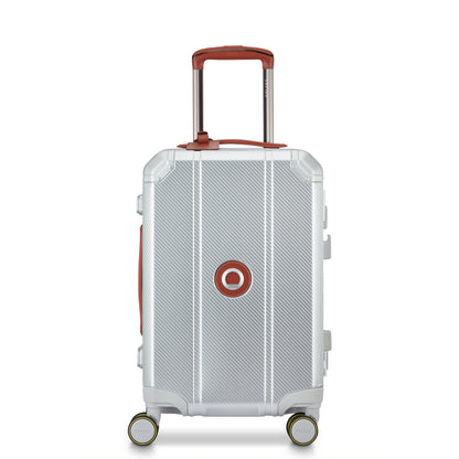 ALU'R 19-Inch Aluminum Carry-On Suitcase, Silver - Delsey Paris Value