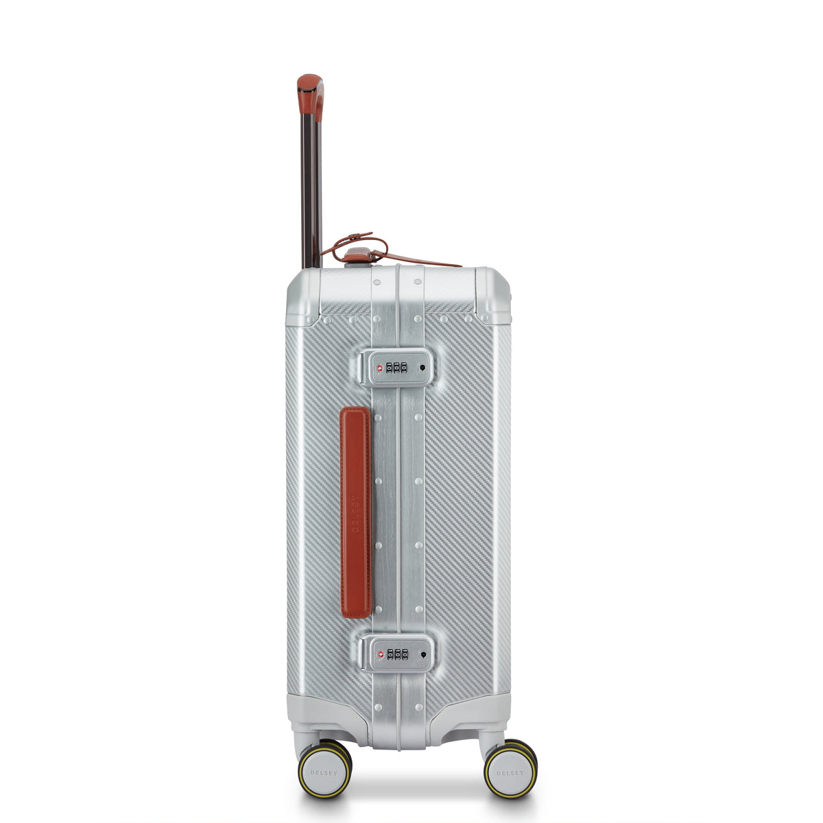 ALU'R 19-Inch Aluminum Carry-On Suitcase, Silver - Delsey Paris Value