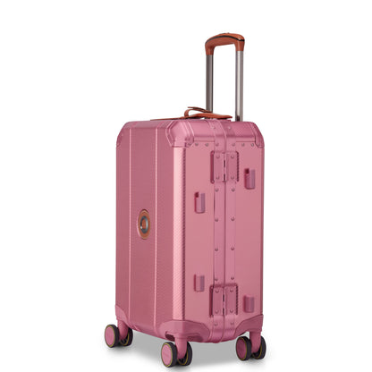 ALU'R 19-Inch Aluminum Carry-On Suitcase, Pink - Delsey Paris Featured