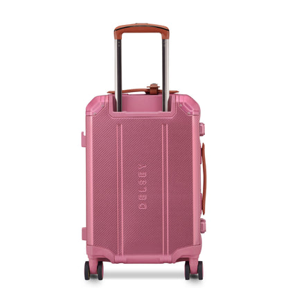 ALU'R 19-Inch Aluminum Carry-On Suitcase, Pink - Delsey Paris Featured