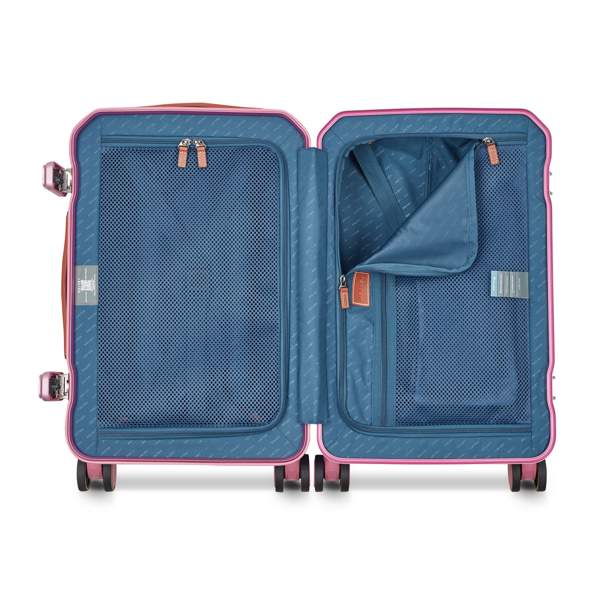 ALU'R 19-Inch Aluminum Carry-On Suitcase, Pink - Delsey Paris Featured