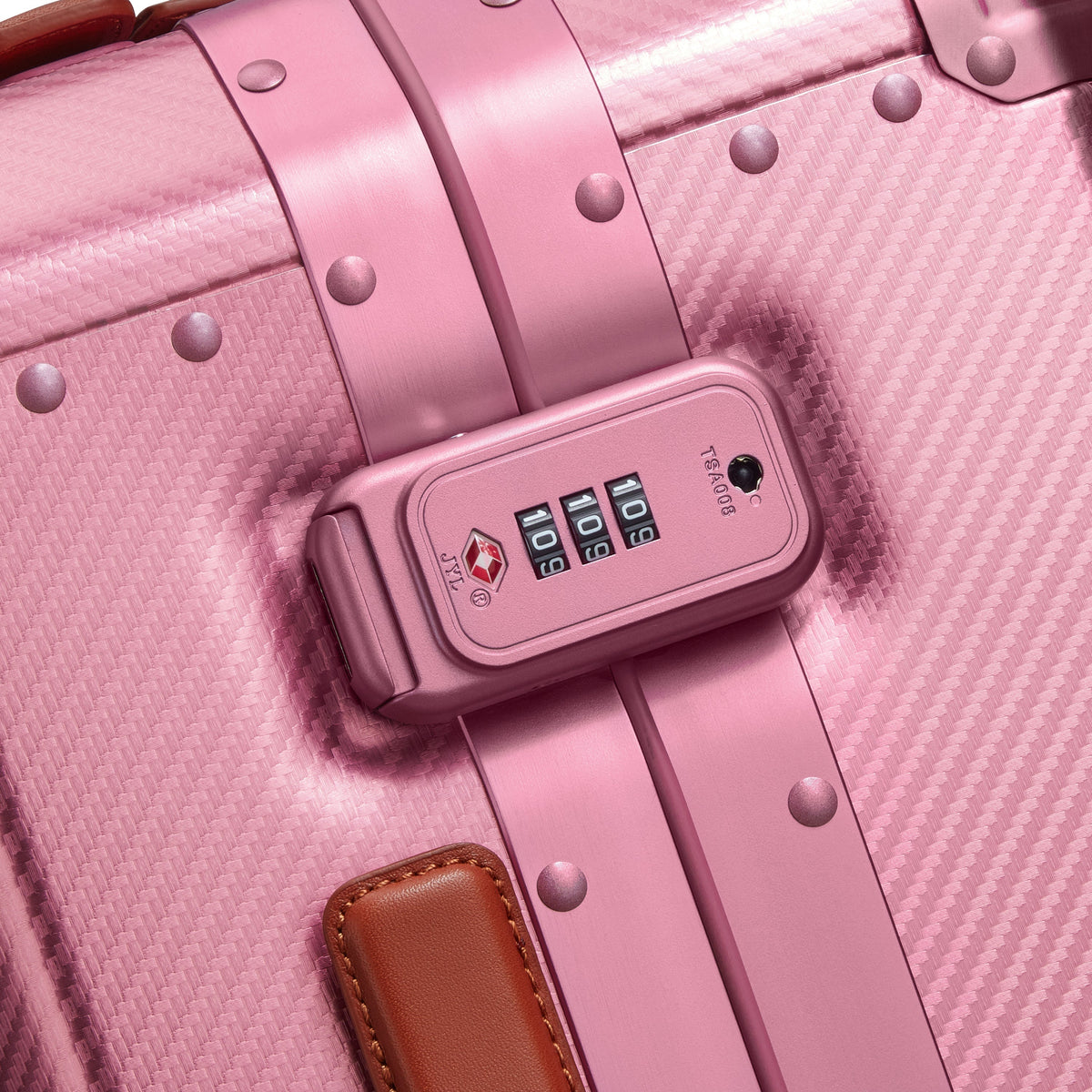 ALU'R 19-Inch Aluminum Carry-On Suitcase, Pink - Delsey Paris Featured