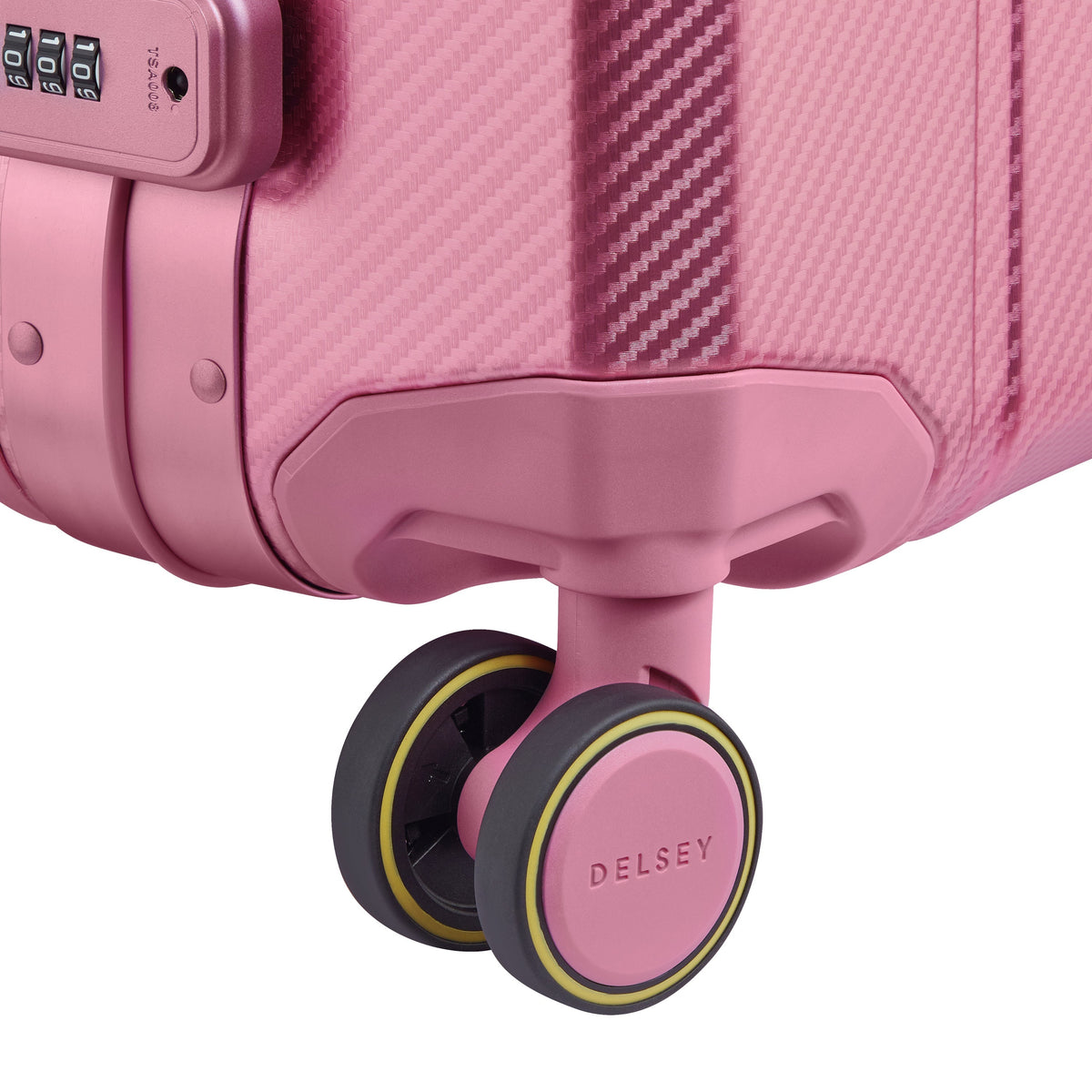 ALU'R 19-Inch Aluminum Carry-On Suitcase, Pink - Delsey Paris Featured