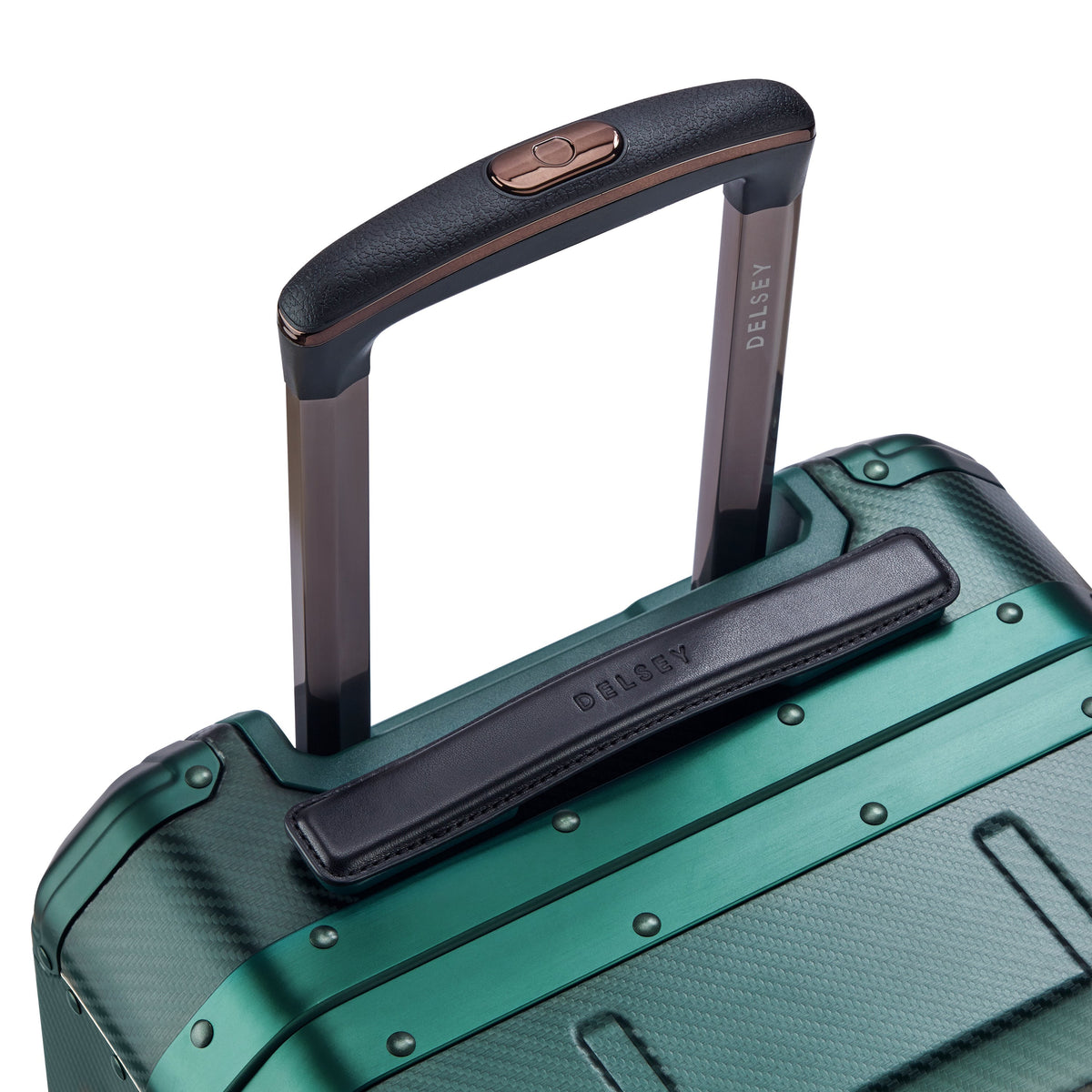 ALU'R 19-Inch Aluminum Carry-On Suitcase, Green - Delsey Paris Best Seller