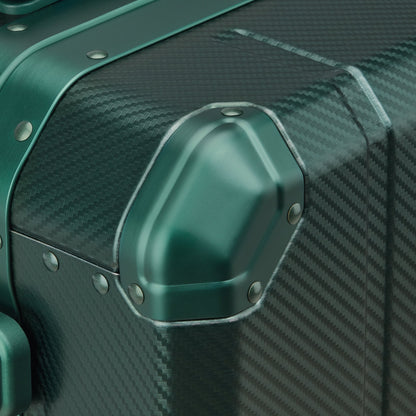 ALU'R 19-Inch Aluminum Carry-On Suitcase, Green - Delsey Paris Best Seller
