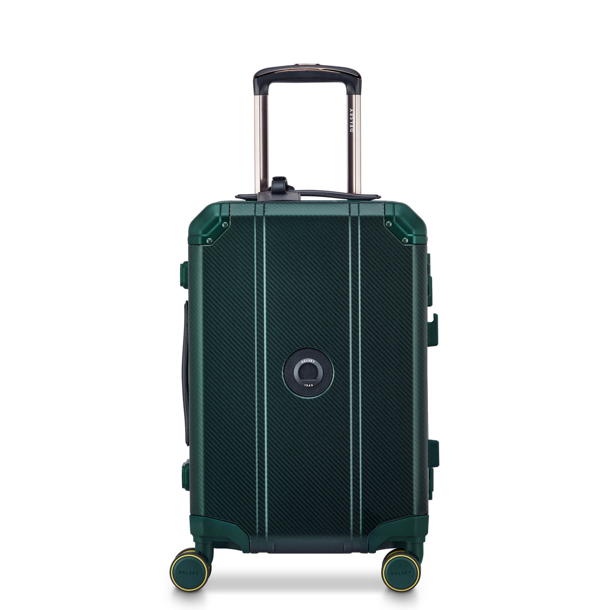 ALU'R 19-Inch Aluminum Carry-On Suitcase, Green - Delsey Paris Best Seller