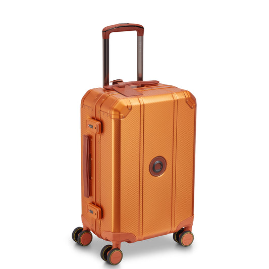 ALU'R 19-Inch Aluminum Carry-On Suitcase, Orange - Delsey Paris Quality