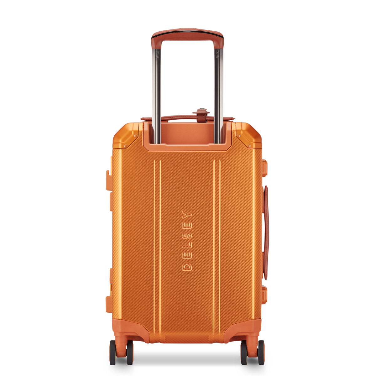 ALU'R 19-Inch Aluminum Carry-On Suitcase, Orange - Delsey Paris Quality