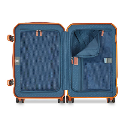 ALU'R 19-Inch Aluminum Carry-On Suitcase, Orange - Delsey Paris Quality