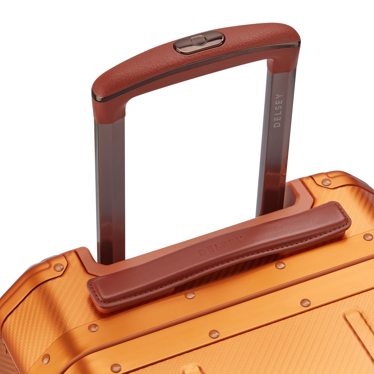ALU'R 19-Inch Aluminum Carry-On Suitcase, Orange - Delsey Paris Quality