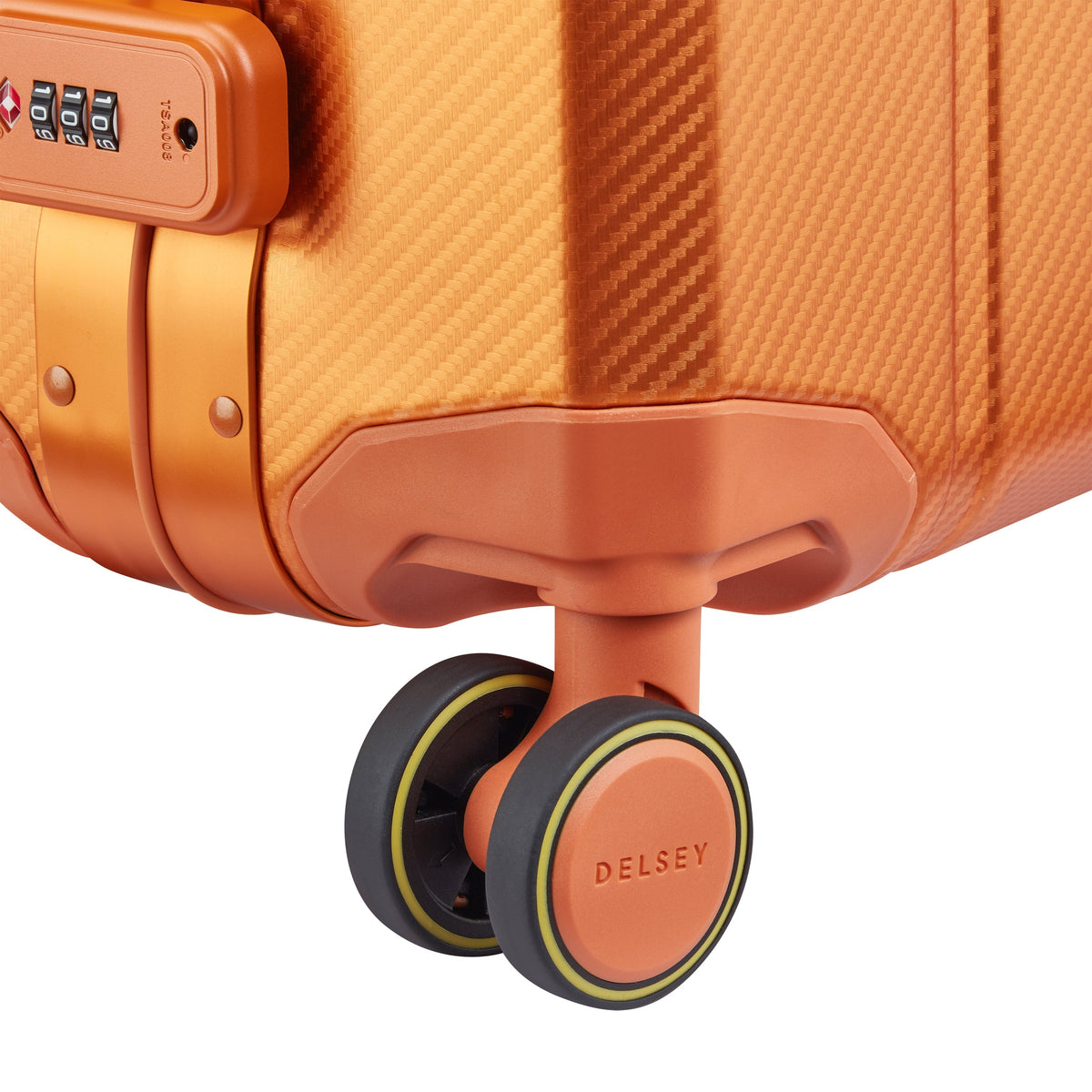ALU'R 19-Inch Aluminum Carry-On Suitcase, Orange - Delsey Paris Quality