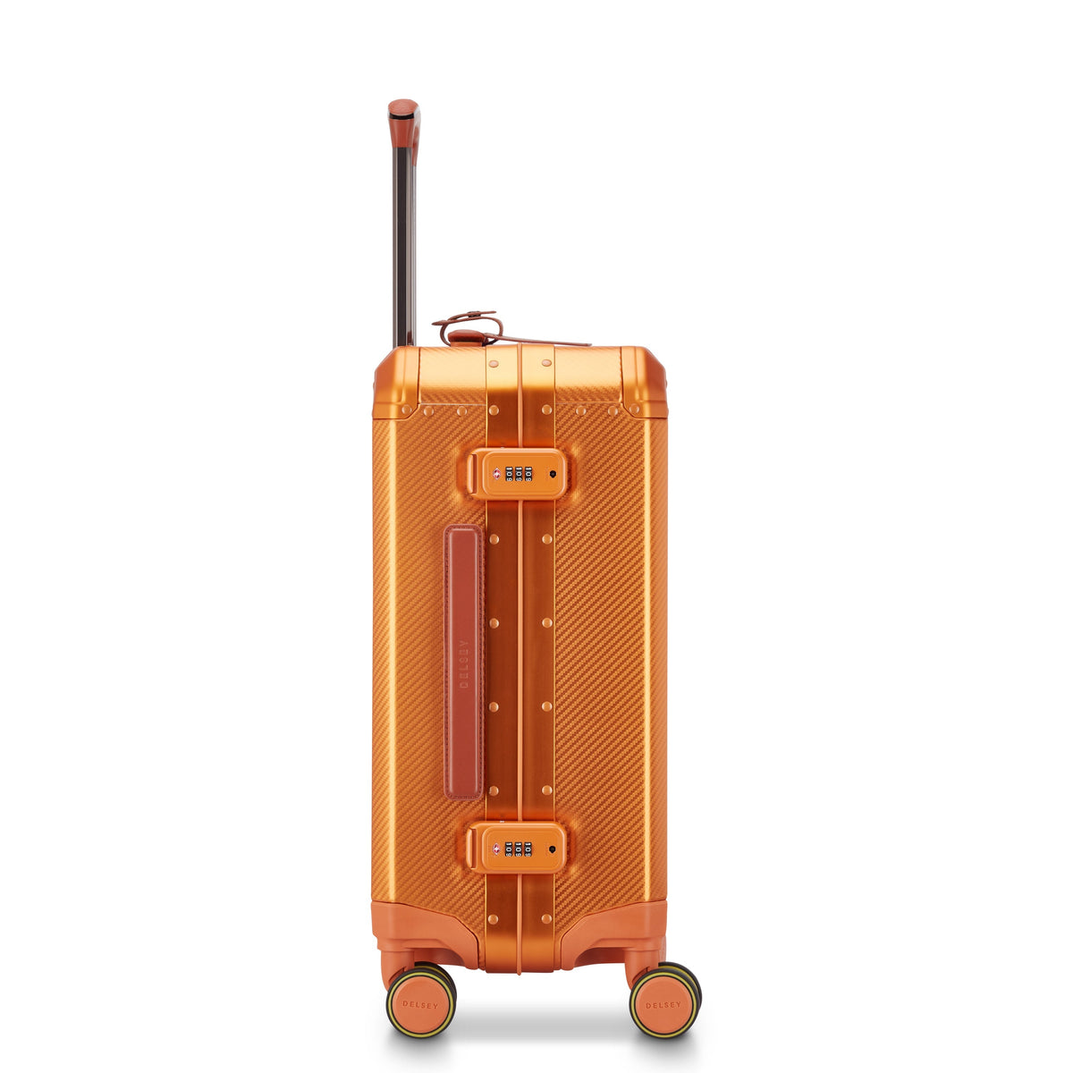 ALU'R 19-Inch Aluminum Carry-On Suitcase, Orange - Delsey Paris Quality