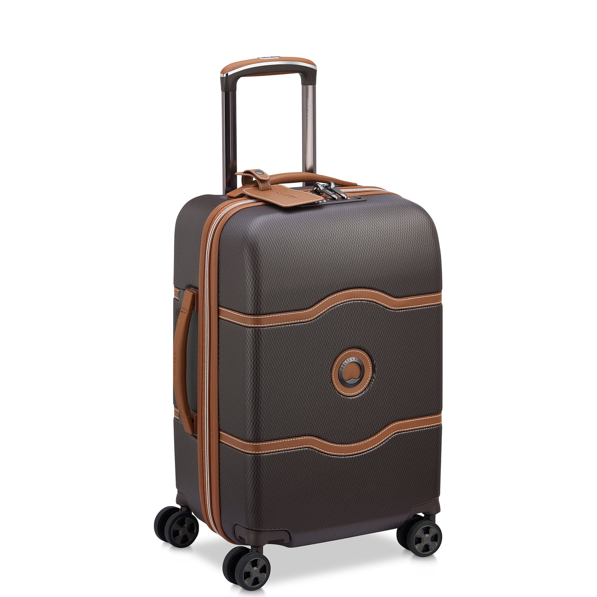 CHATELET AIR 2.0 22-Inch Carry-On Suitcase, Brown - Delsey Paris Premium