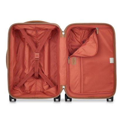 CHATELET AIR 2.0 22-Inch Carry-On Suitcase, Brown - Delsey Paris Premium