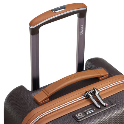 CHATELET AIR 2.0 22-Inch Carry-On Suitcase, Brown - Delsey Paris Premium