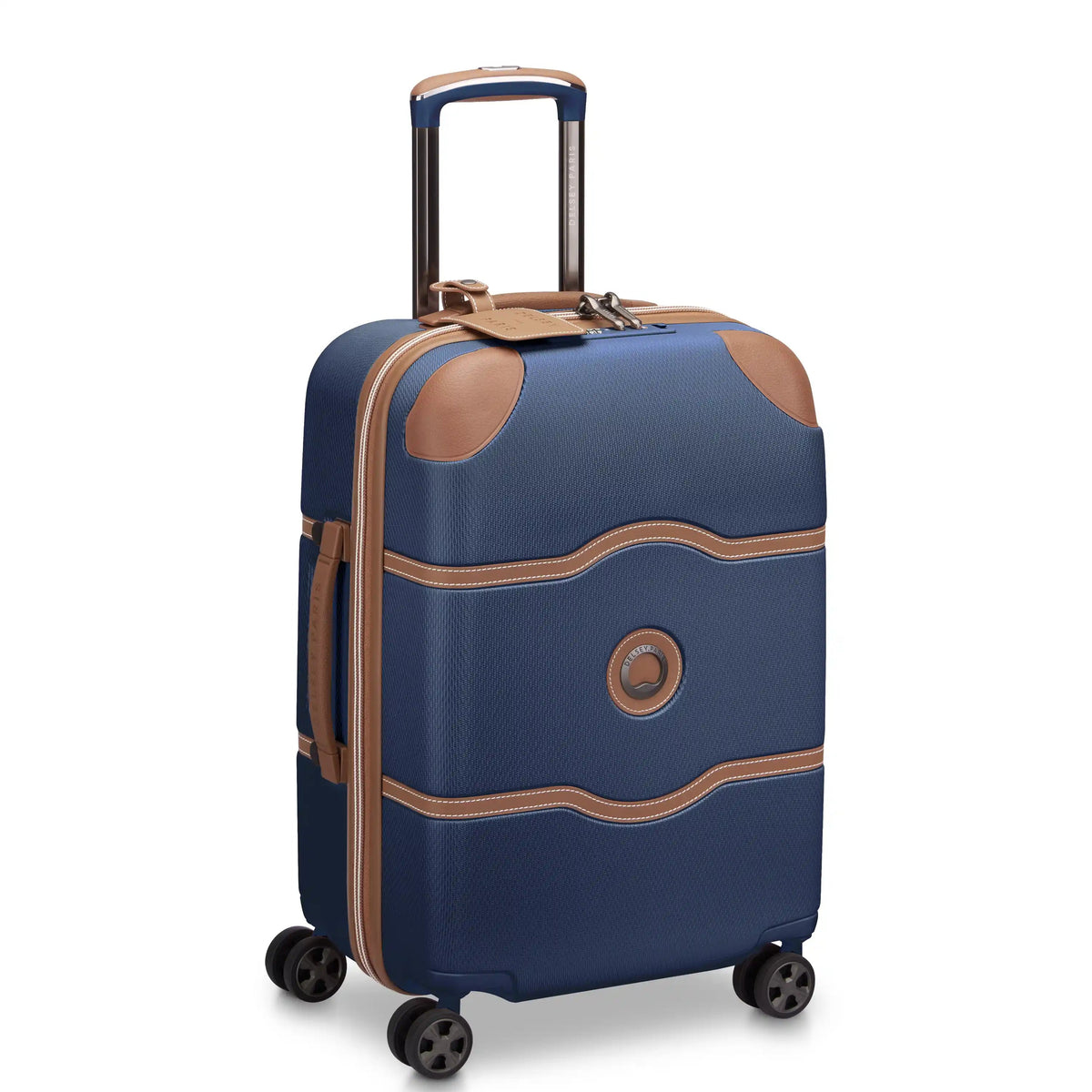 CHATELET AIR 2.0 23-Inch Carry-On Suitcase, Navy blue - Delsey Paris Smart Buy