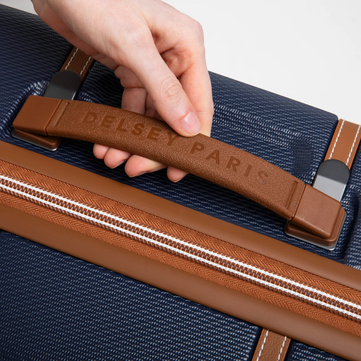 CHATELET AIR 2.0 23-Inch Carry-On Suitcase, Navy blue - Delsey Paris Smart Buy
