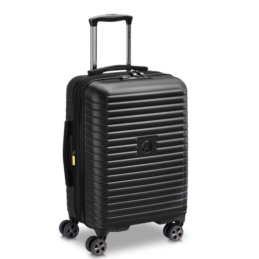 CRUISE 3.0 23-Inch Expandable Carry-On Suitcase, Black - Delsey Paris Smart Buy