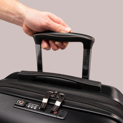 CRUISE 3.0 23-Inch Expandable Carry-On Suitcase, Black - Delsey Paris Smart Buy