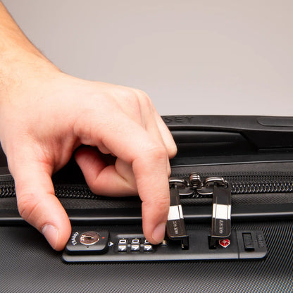 CRUISE 3.0 23-Inch Expandable Carry-On Suitcase, Black - Delsey Paris Smart Buy