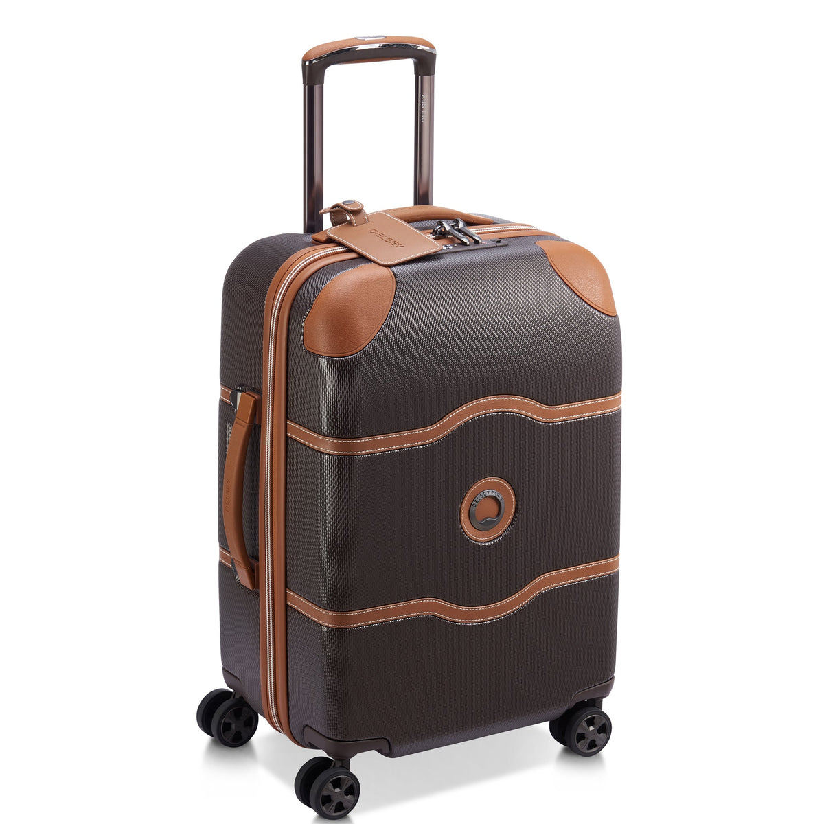 CHATELET AIR 2.0 23-Inch Carry-On Suitcase, Brown - Delsey Paris Exclusive