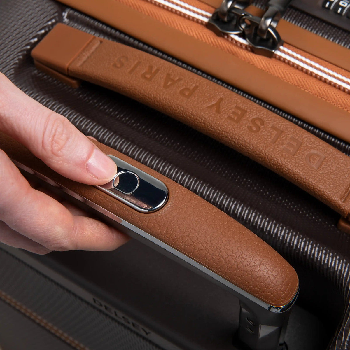 CHATELET AIR 2.0 23-Inch Carry-On Suitcase, Brown - Delsey Paris Exclusive