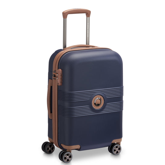 FLANERIE SE 21-Inch Carry-On Suitcase, Blue - Delsey Paris Best Seller