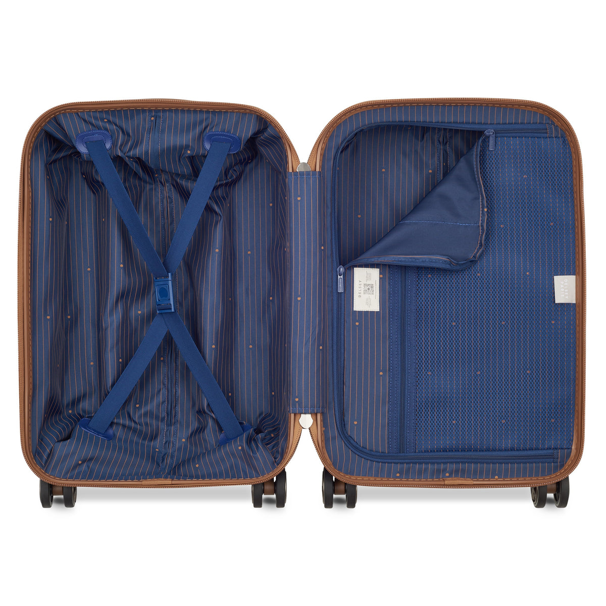 FLANERIE SE 21-Inch Carry-On Suitcase, Blue - Delsey Paris Best Seller