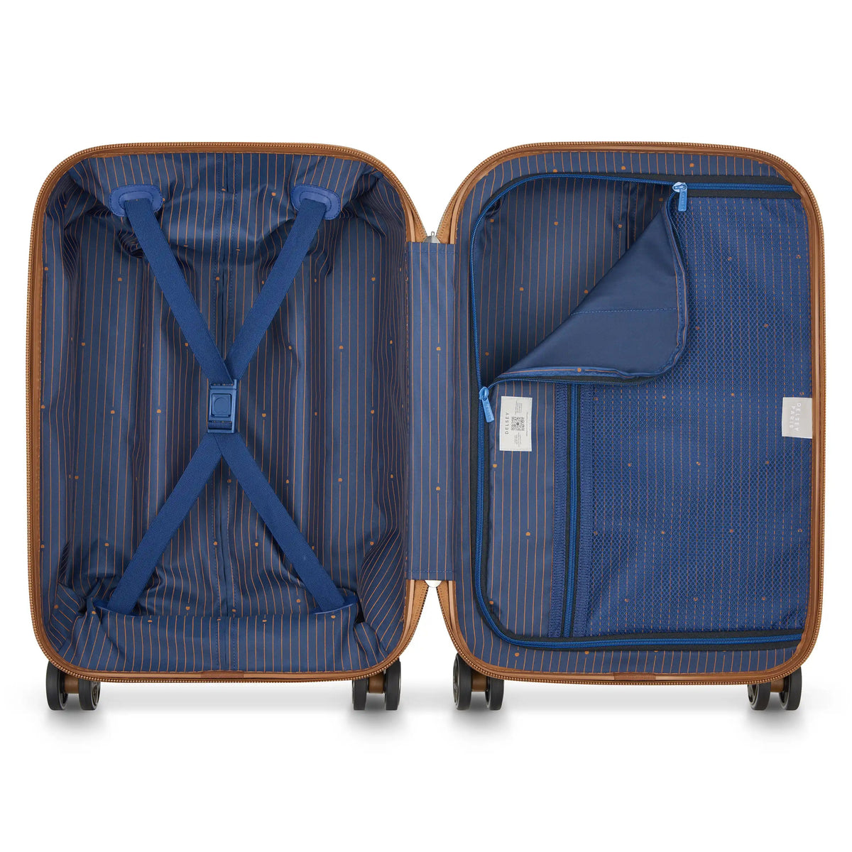 FLANERIE SE 21-Inch Carry-On Suitcase, Champagne - Delsey Paris Top Pick