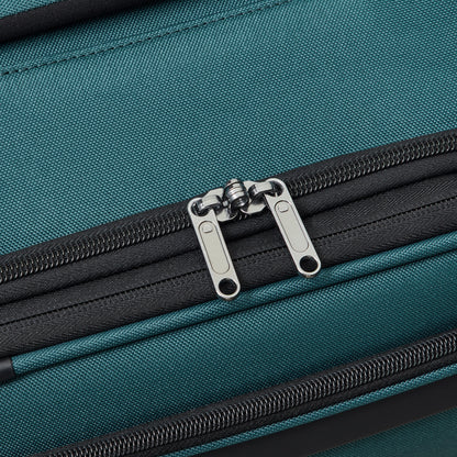 SKY MAX 3.0 23-Inch Expandable Carry-On Suitcase, Teal blue - Delsey Paris Recommended