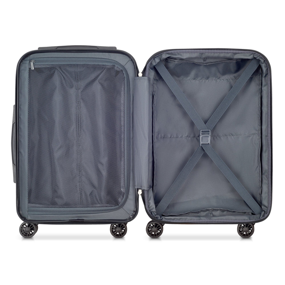 HELIUM AERO 21-Inch Front Pocket Expandable Carry-On Suitcase, Metal - Delsey Paris Everyday