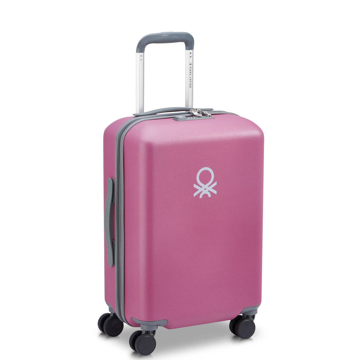 UCB HARDSIDE 22-Inch Carry-On Suitcase, Pink - Delsey Paris New