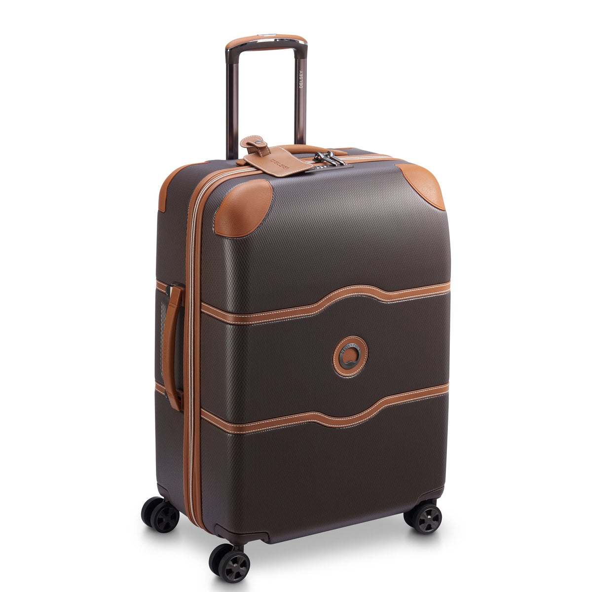 CHATELET AIR 2.0 26-Inch Check-In Suitcase, Brown - Delsey Paris Signature