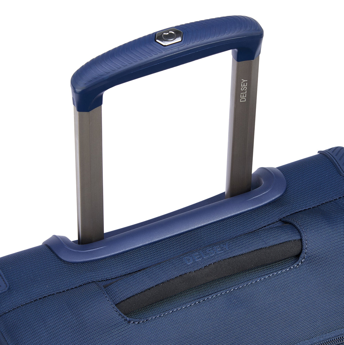 HELIUM DLX 24-Inch Expandable Carry-On Suitcase, Navy - Delsey Paris Trusted