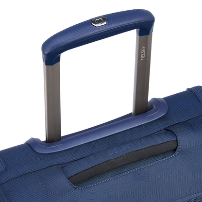 HELIUM DLX 24-Inch Expandable Carry-On Suitcase, Navy - Delsey Paris Trusted