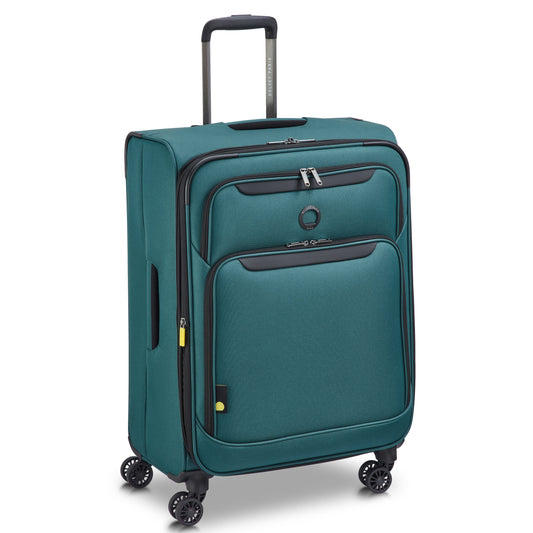 SKY MAX 3.0 27-Inch Check-In Suitcase, Teal blue - Delsey Paris Everyday